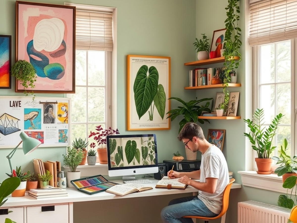 Phong cách Vibrant Creative cho workspace đầy năng lượng Phong cách Vibrant Creative cho workspace đầy năng lượng