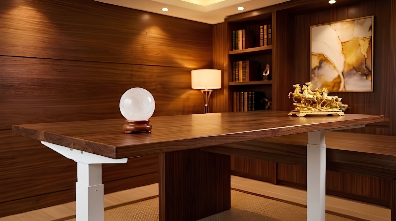 Bố trí vật phẩm phong thủy tinh tế mang lại năng lượng tích cực trên bàn làm việc giám đốc Bố trí vật phẩm phong thủy tinh tế mang lại năng lượng tích cực trên bàn làm việc giám đốc