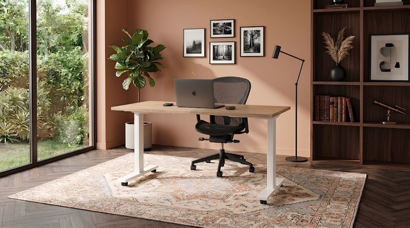 Bàn làm việc gỗ tần bì Fusion Edge Base dành cho không gian làm việc cao cấp Bàn làm việc gỗ tần bì Fusion Edge Base dành cho không gian làm việc cao cấp