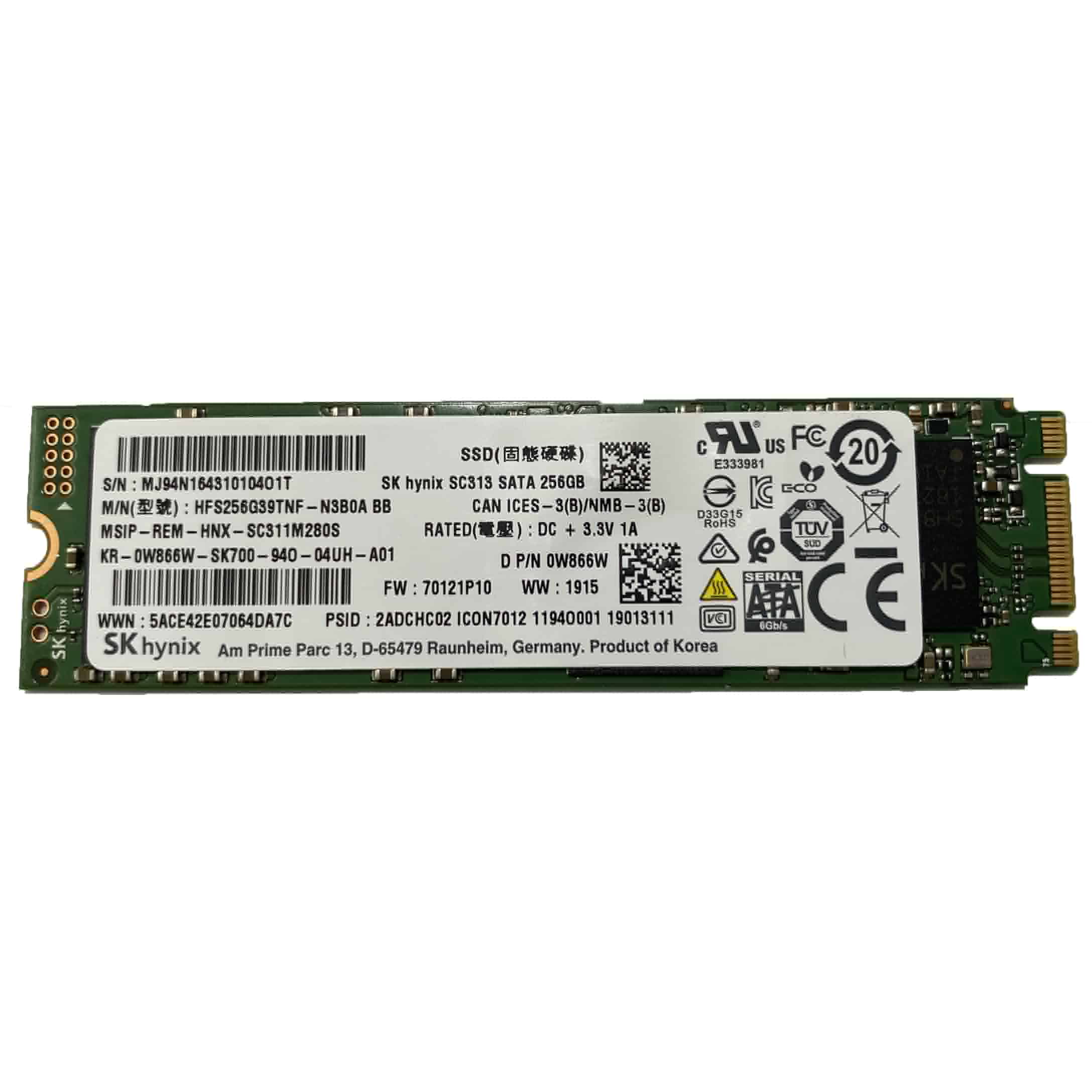 Ổ cứng SSD SK Hynix 256Gb M.2 Sata 2280 | 05/2026 - Thinkpro.vn