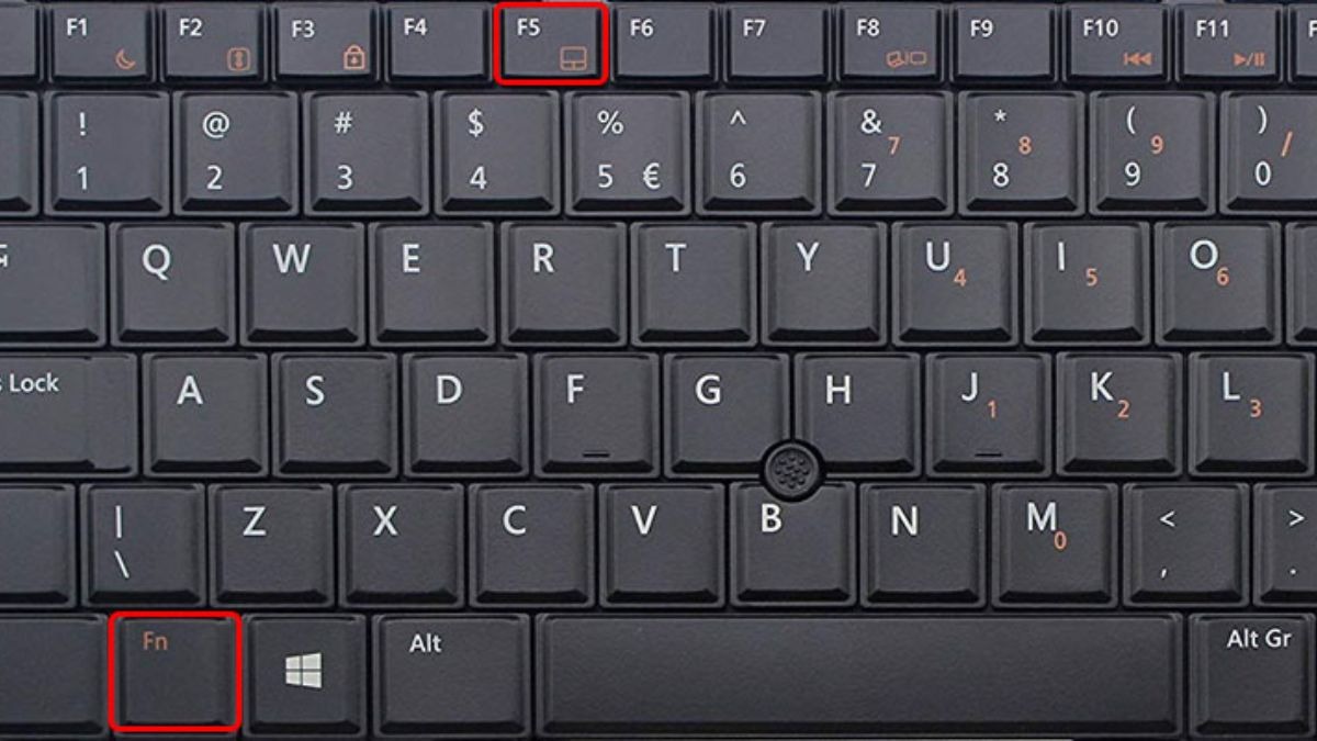 Sử dụng phím tắt để tắt chuột cảm ứng trên laptop Dell