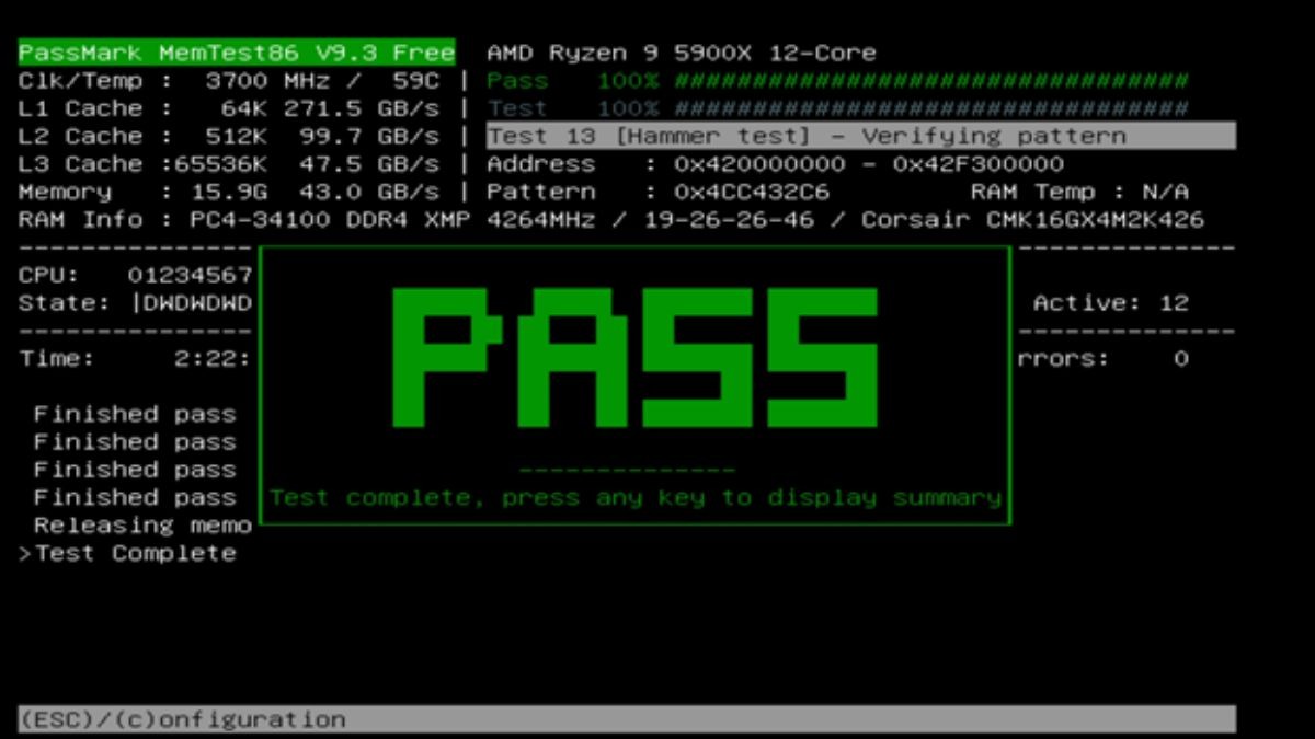 phần mềm MemTest86