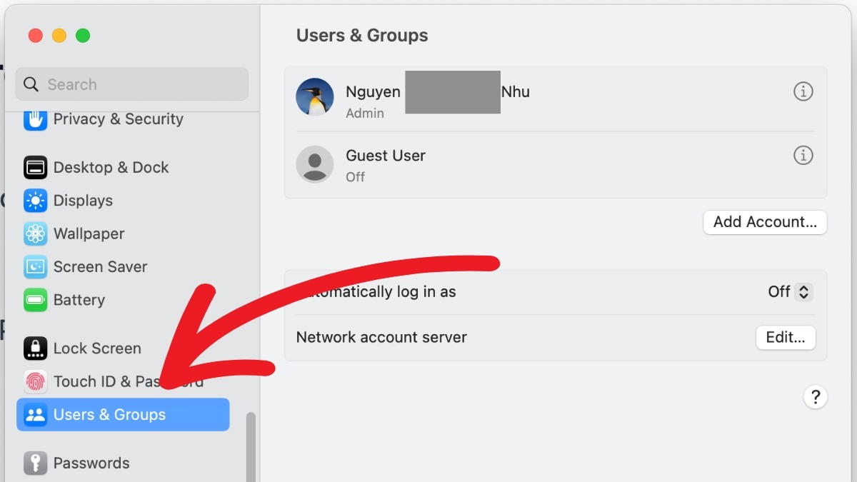 Users & Groups