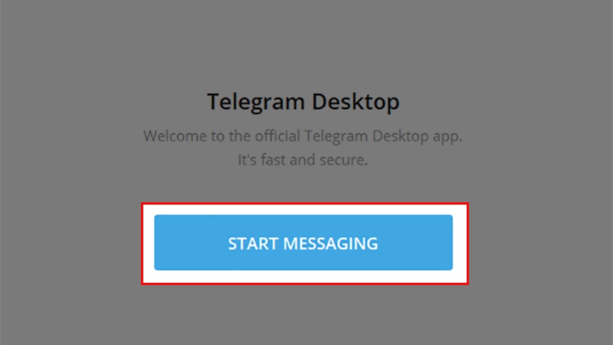 Mở ứng dụng Telegram