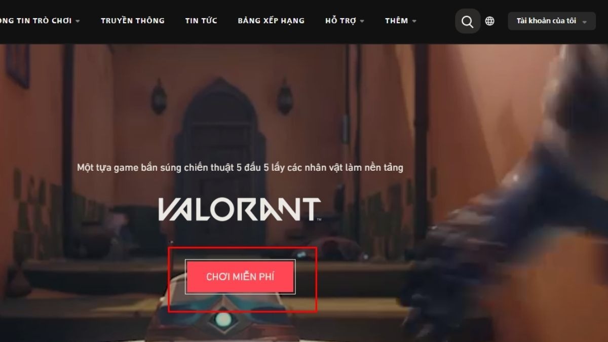 Click vào Chơi Miễn Phí (Play Free)