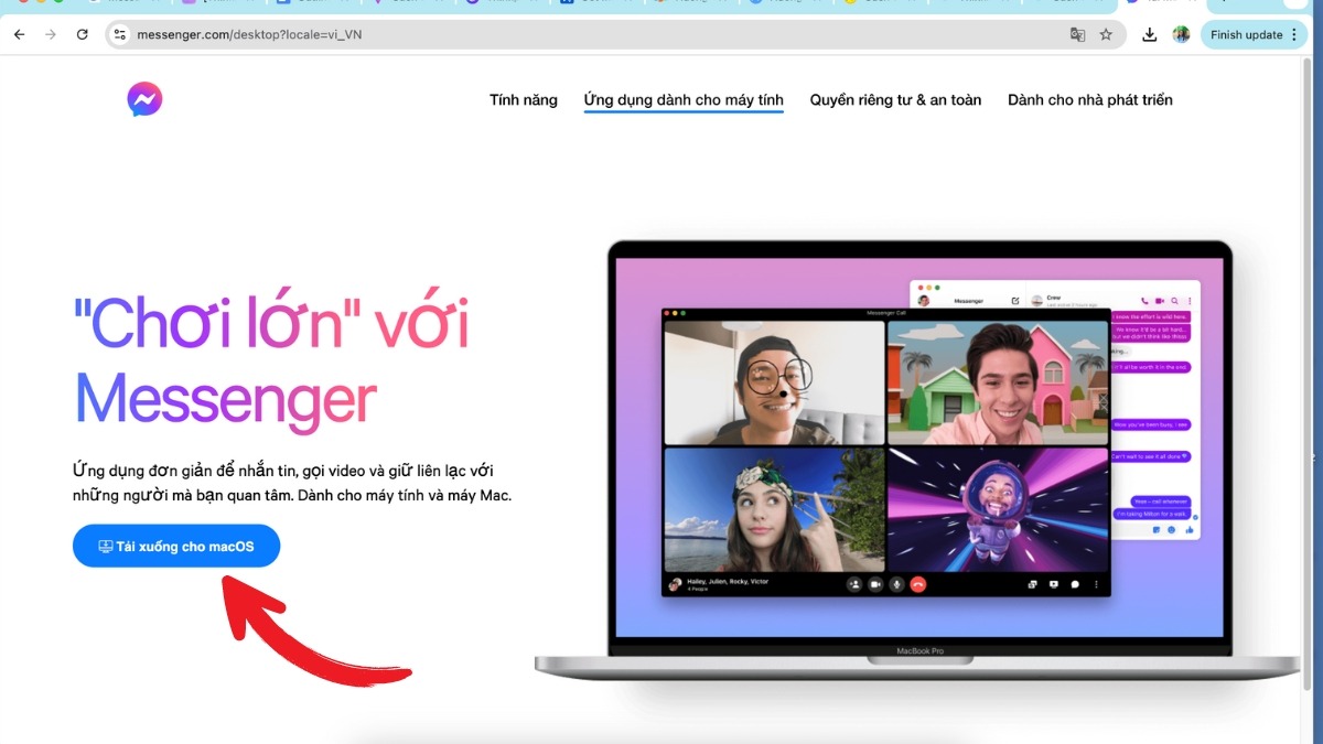 Tải ứng dụng ngay trên web