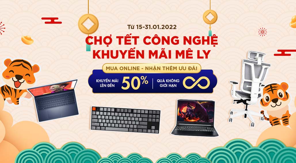 Chương trình Chợ Tết Công nghệ mới tại ThinkPro tặng lì xì phiên bản giới hạn.