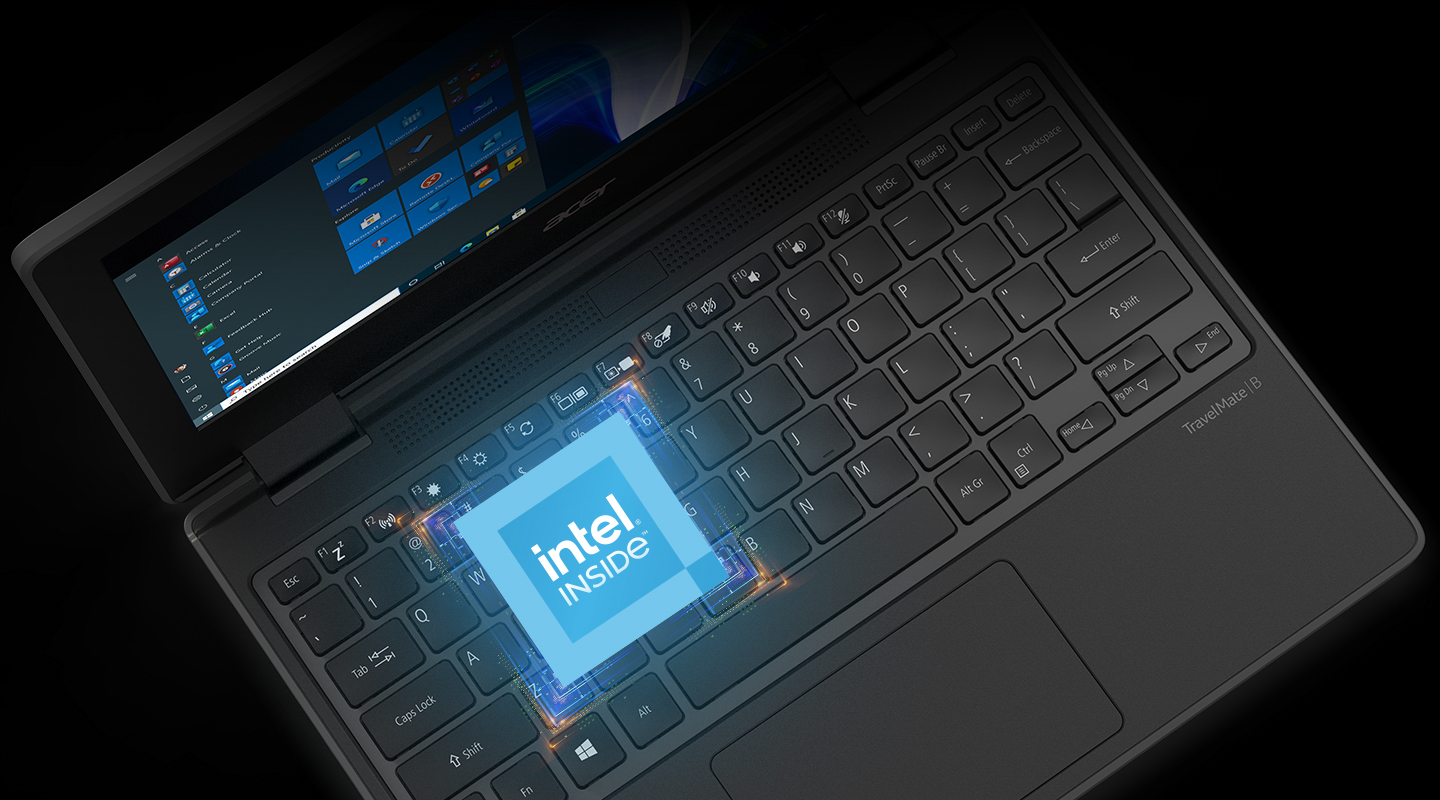 Acer TravelMate B3 với chip Intel Pentium N5030, 4GB RAM, 256GB SSD, phù hợp văn phòng, giải trí cơ bản.