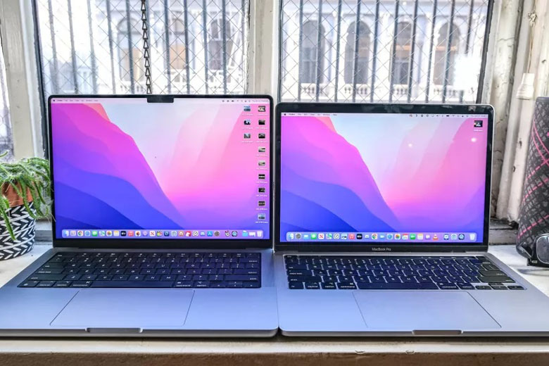 MacBook Pro 2021 viền mỏng hơn so với MacBook Pro 2020