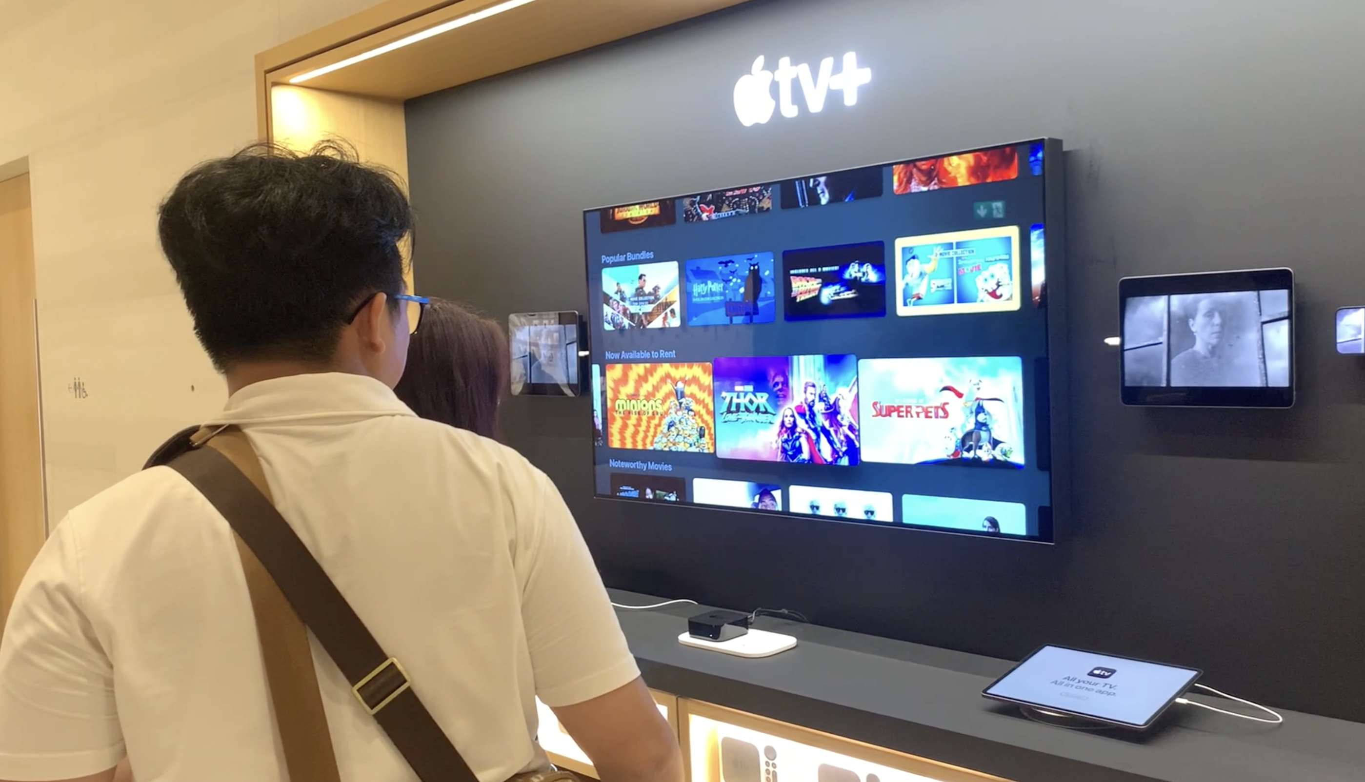 Apple TV cũng có ở đây để người dùng trải nghiệm.