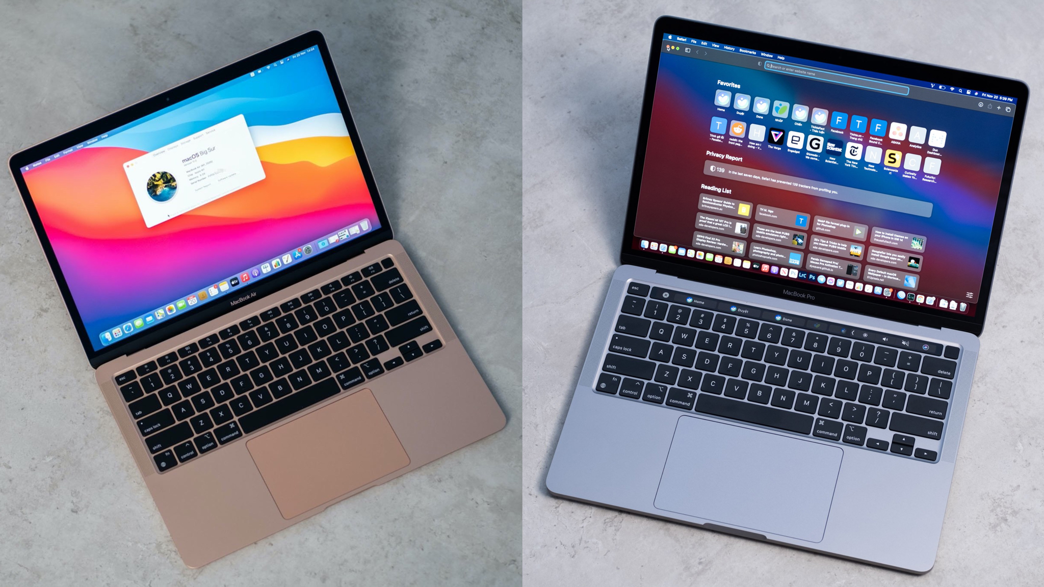 MacBook Pro M1 chạy Geekbench 5, điểm đơn lõi 1724, đa lõi 7569.