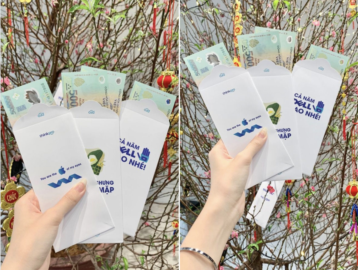 Ảnh chụp màn hình chương trình lì xì may mắn đến 2.000.000đ của ThinkPro