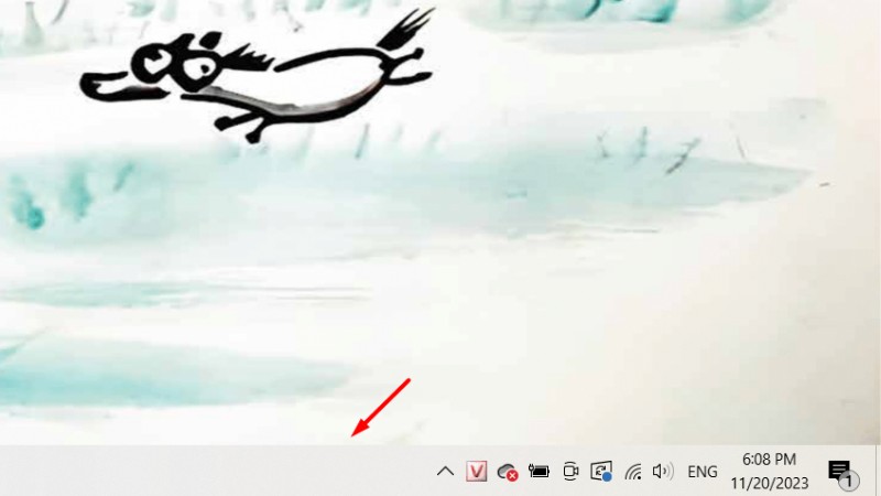 Click chuột phải vào thanh Taskbar