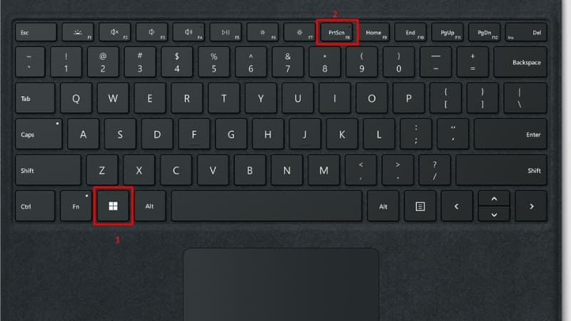 Nhấn tổ hợp phím Windows + PrtScr