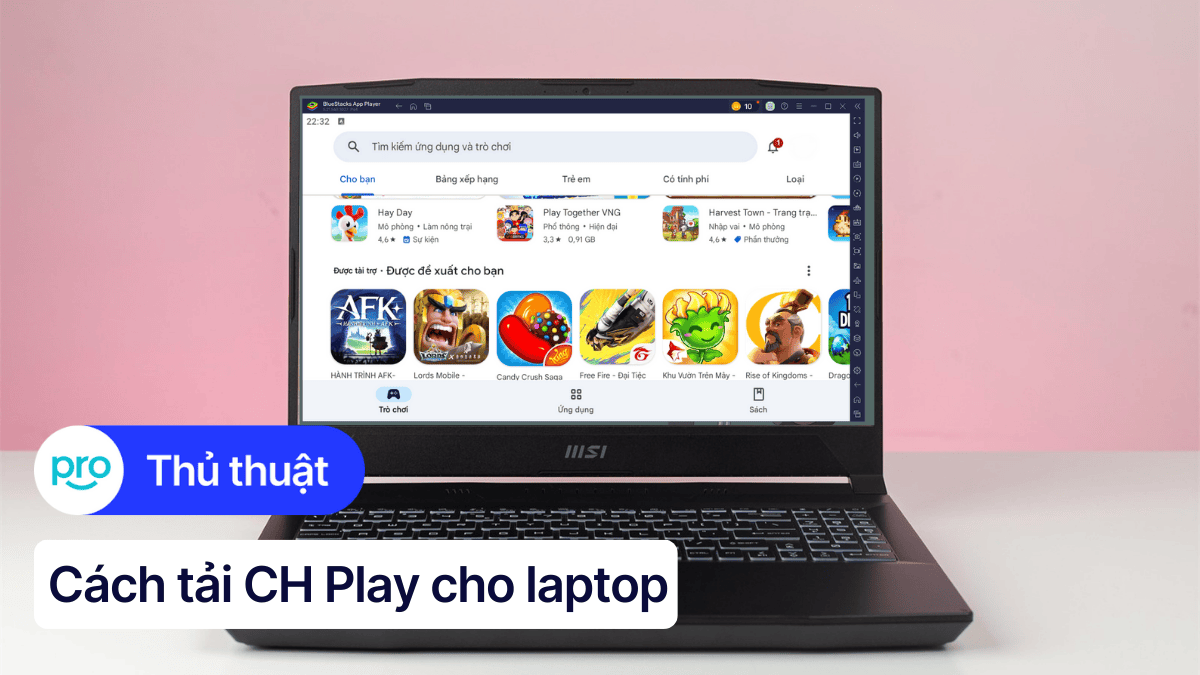 Schermata di download dell app CPlay su laptop