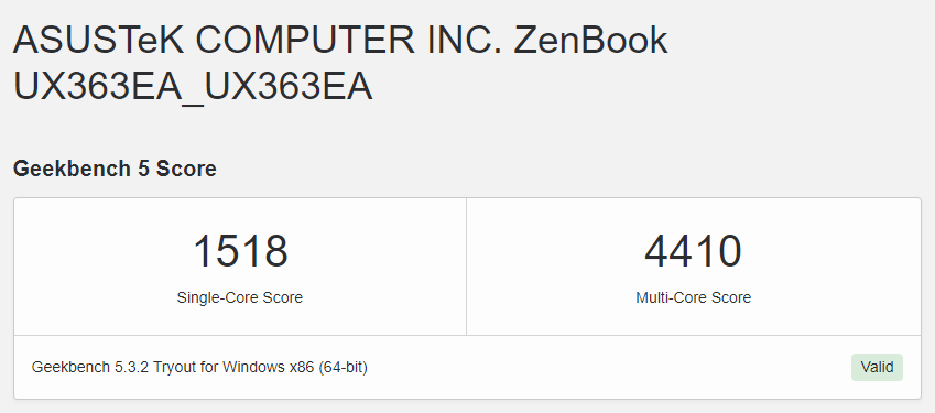 Hiệu năng - Asus Zenbook Flip 13 UX363 OLED