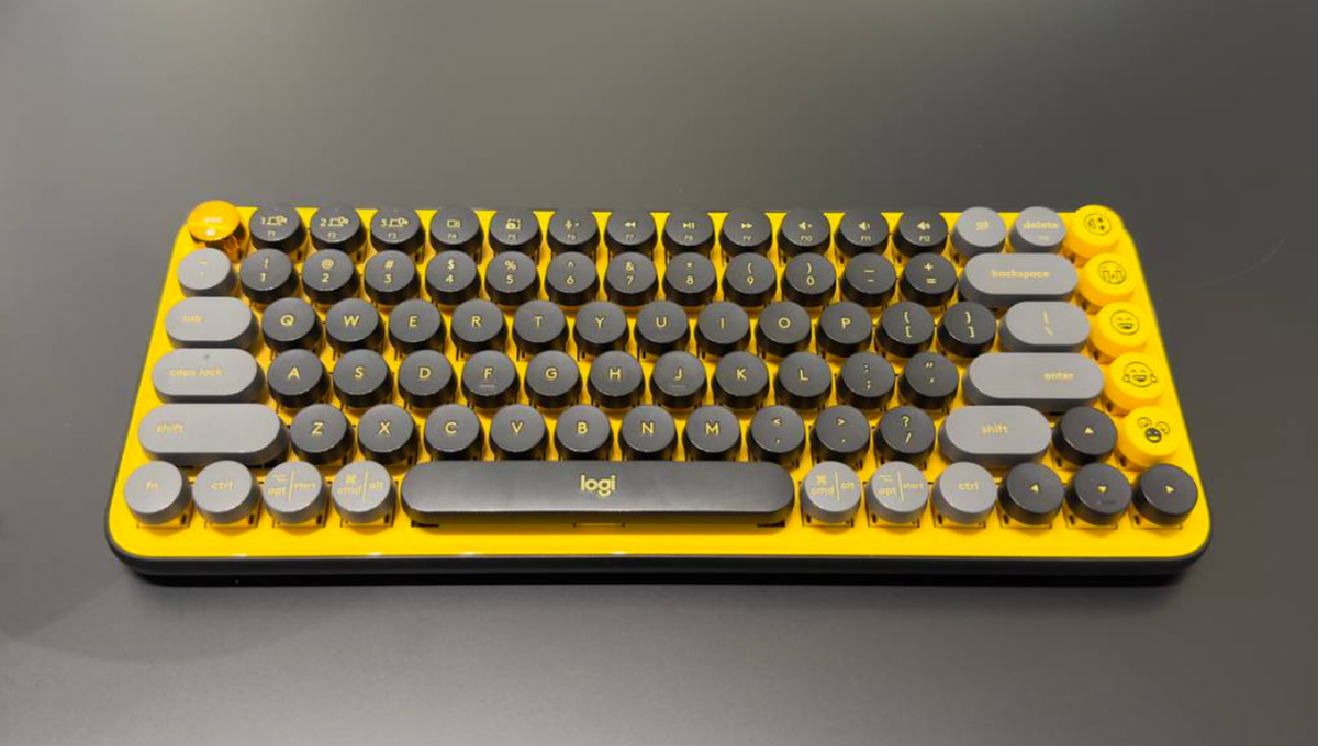 Bàn phím Logitech layout 75% có vẻ ngoài khá hiện đại