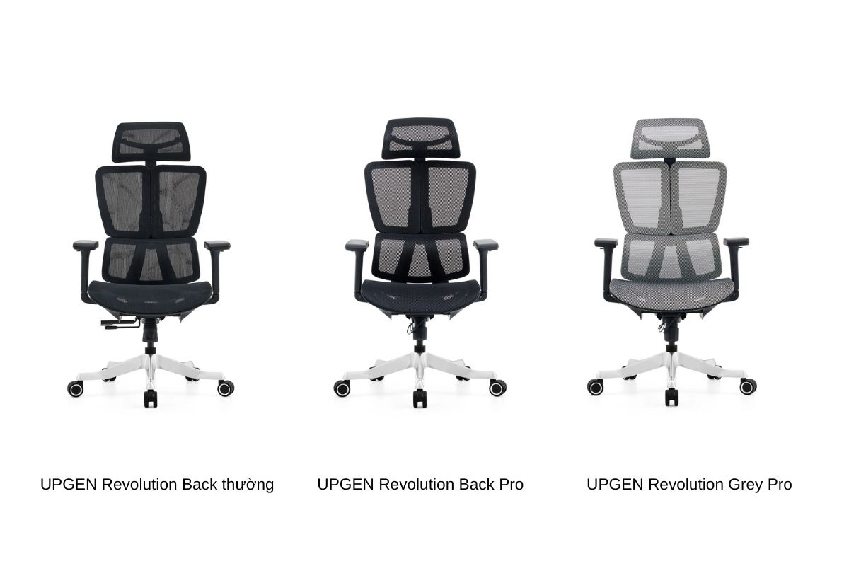 Ghế Công Thái Học UPGEN Revolution sở hữu thiết kế hiện đại, chắc chắn